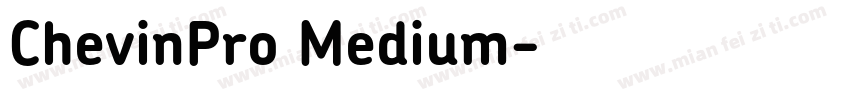 ChevinPro Medium字体转换
